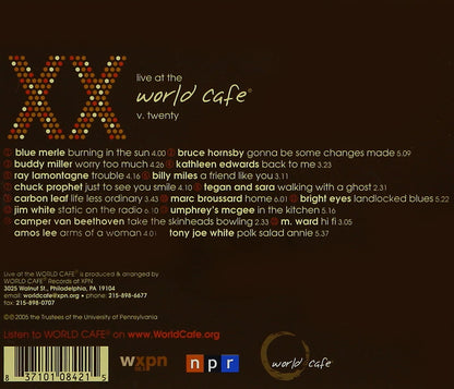 Live at the World Cafe, Vol. 20
