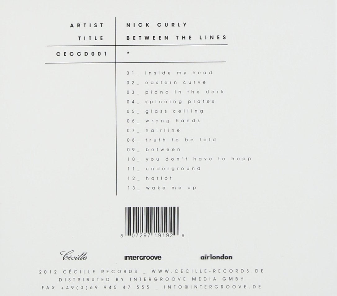 Nick Curly-Between The Lines