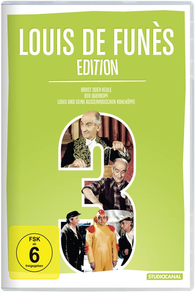 Louis de Funès Edition 3: Enthält: Der Querkopf; Brust oder Keule; Louis und seine außerirdischen Kohlköpfe