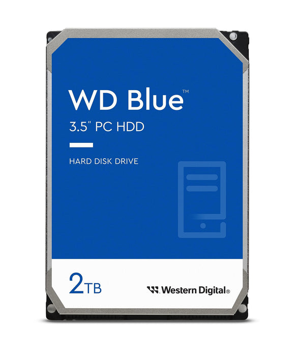 WD Blue 2TB Desktop 3.5" Internal Hard Drive, 7200 RPM Class, SATA 6 GB/s, 256MB Cache, 2 Year Warranty