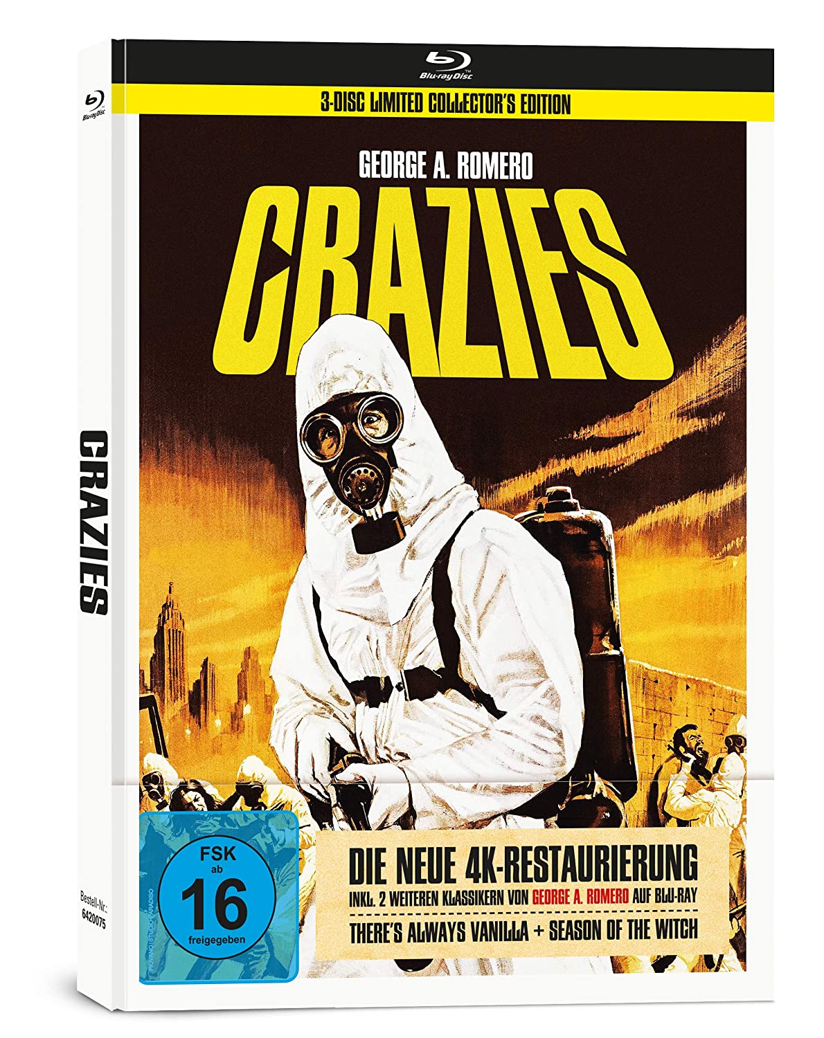 George A. Romero's Crazies (+ Bonusfilme) - 3-Disc Collector's Edition im Mediabook