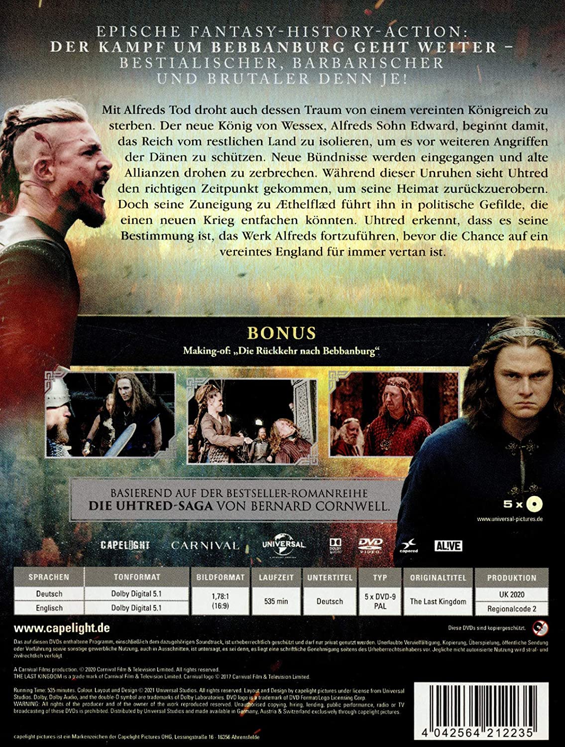 The Last Kingdom - Staffel 4 (5 Discs im Schuber)