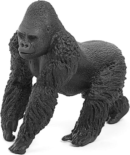 Schleich Wild Life, Animal Figurine, Animal Toys for Boys and Girls 3-8 Years Old, Male Gorilla, Ages 3+