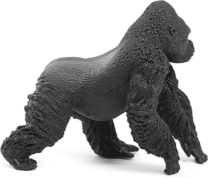 Schleich Wild Life, Animal Figurine, Animal Toys for Boys and Girls 3-8 Years Old, Male Gorilla, Ages 3+