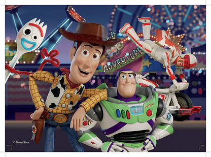 4 in 1 Disney Toy Story 4 Jigsaw Puzzle - in Suitcase