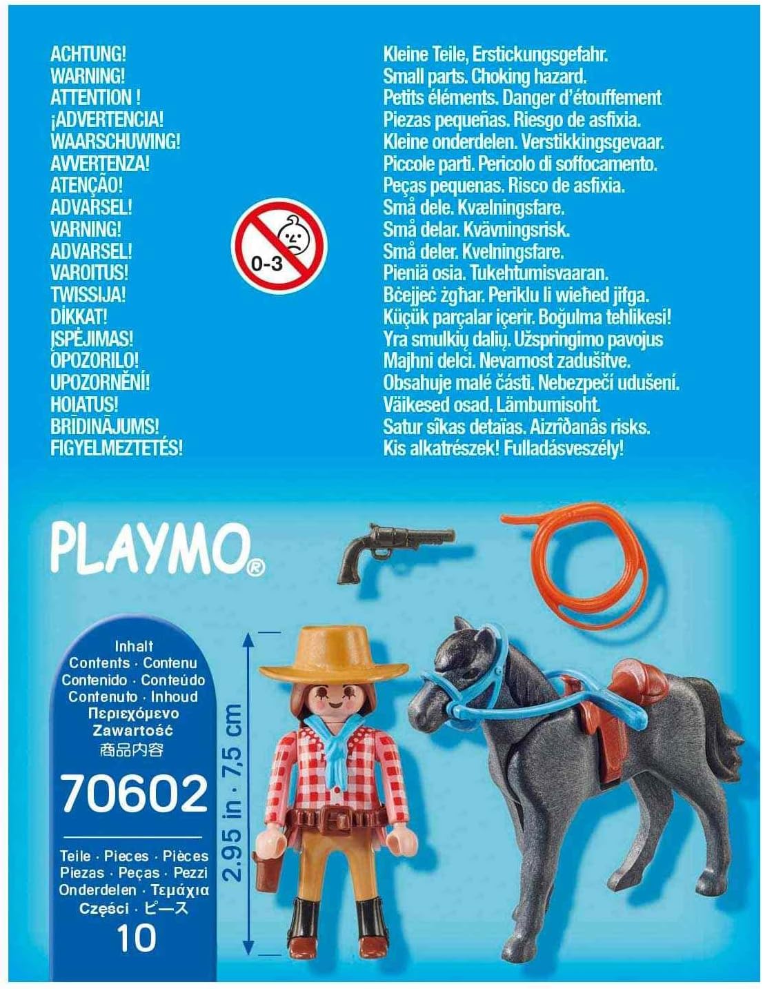 Playmobil 70602 Special Plus Western Horseback Ride, Fun Imaginative Role-Play, PlaySets Suitable for Children Ages 4+