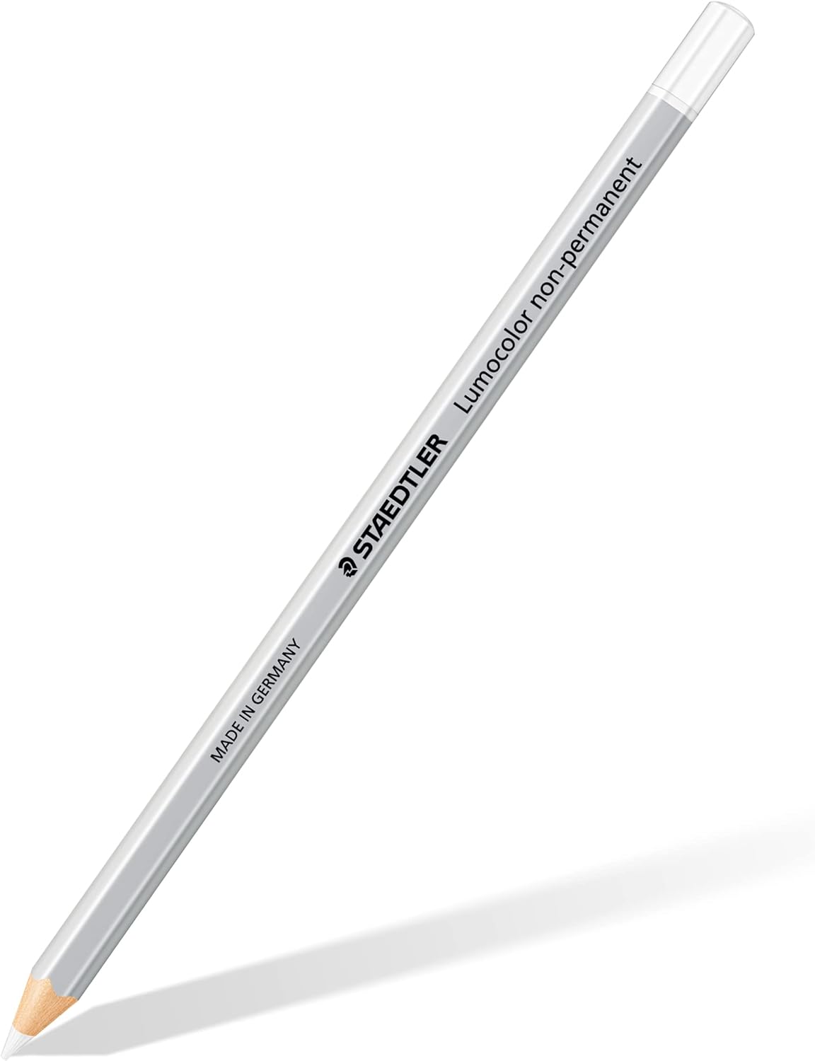 STAEDTLER 108-0 Lumocolor Omnichrom Non-Permanent Pencil - White (Box of 12