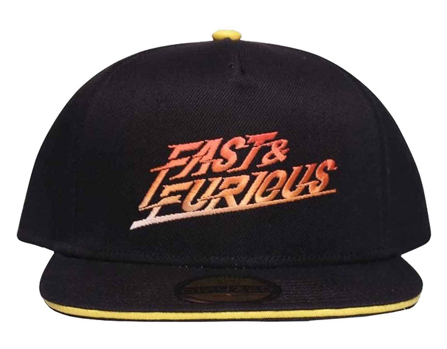 Difuzed Universal - Fast & Furious - Gradient Logo - Snapback Cap Black