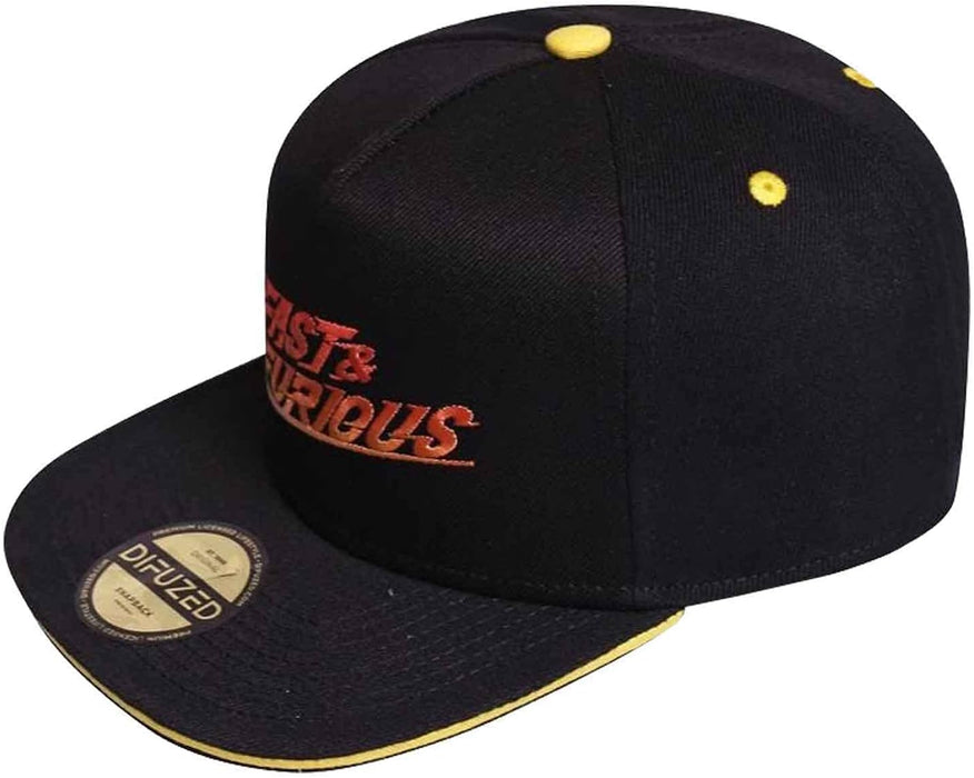 Difuzed Universal - Fast & Furious - Gradient Logo - Snapback Cap Black
