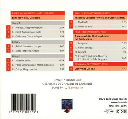 Music For Viola & Chamber Orchestra