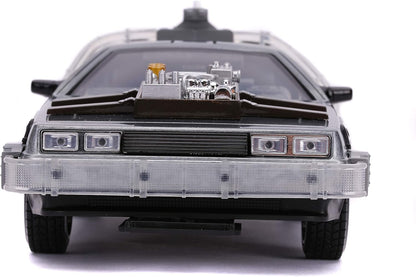Jada 32166 Back To The Future DMC Doc Brown Collectible Miniature Car, Silver