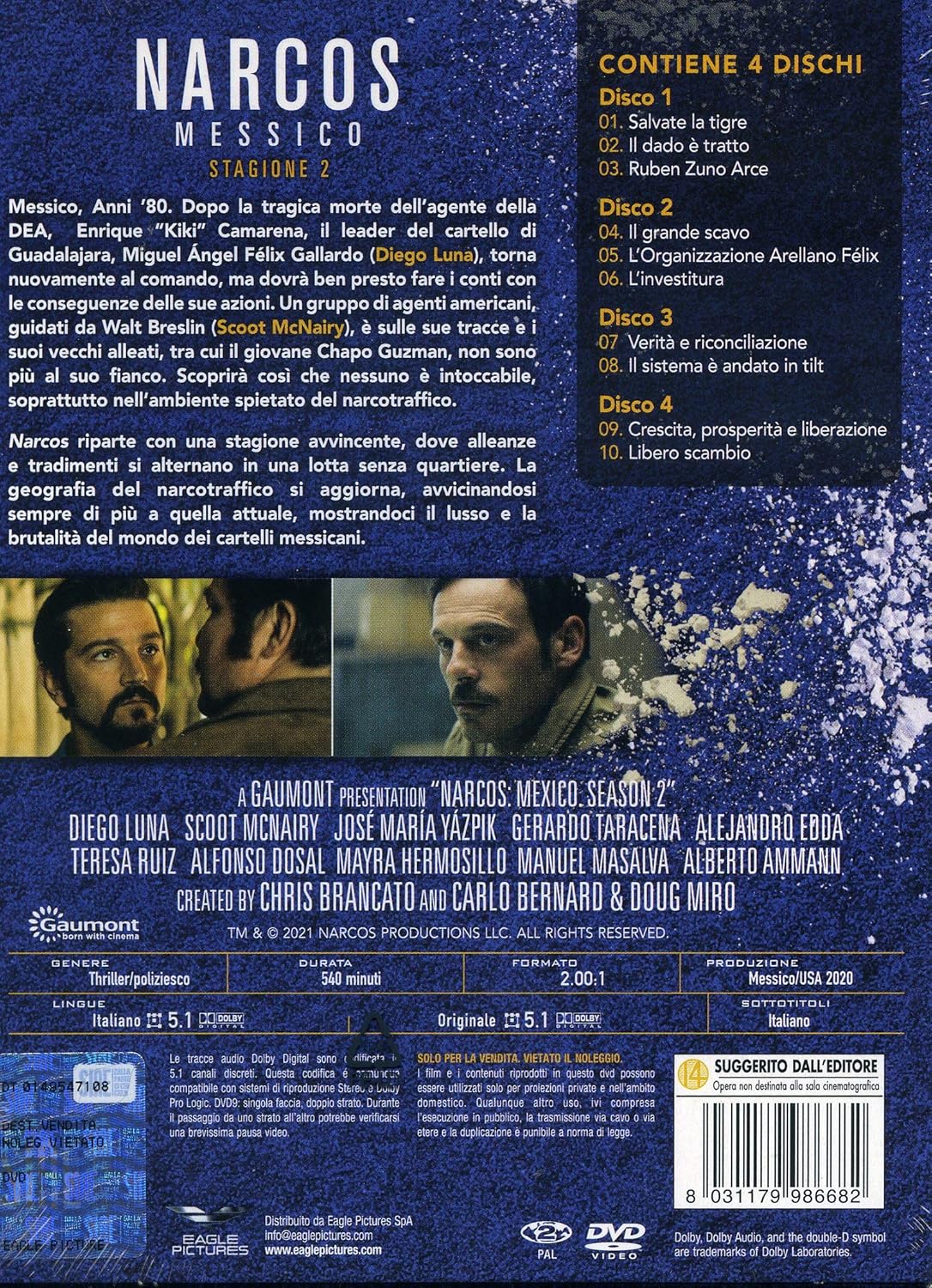 Narcos: Messico - Stagione 02 (4 Dvd+Slipcase)