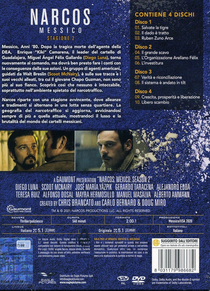 Narcos: Messico - Stagione 02 (4 Dvd+Slipcase)