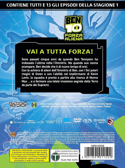 Ben 10 - Forza Aliena - Stagione 01 (3 Dvd
