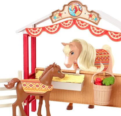 Mattel Spirit Untamed STABLE SWEETIES Playset, multicolor, (GXF53