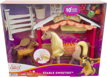 Mattel Spirit Untamed STABLE SWEETIES Playset, multicolor, (GXF53