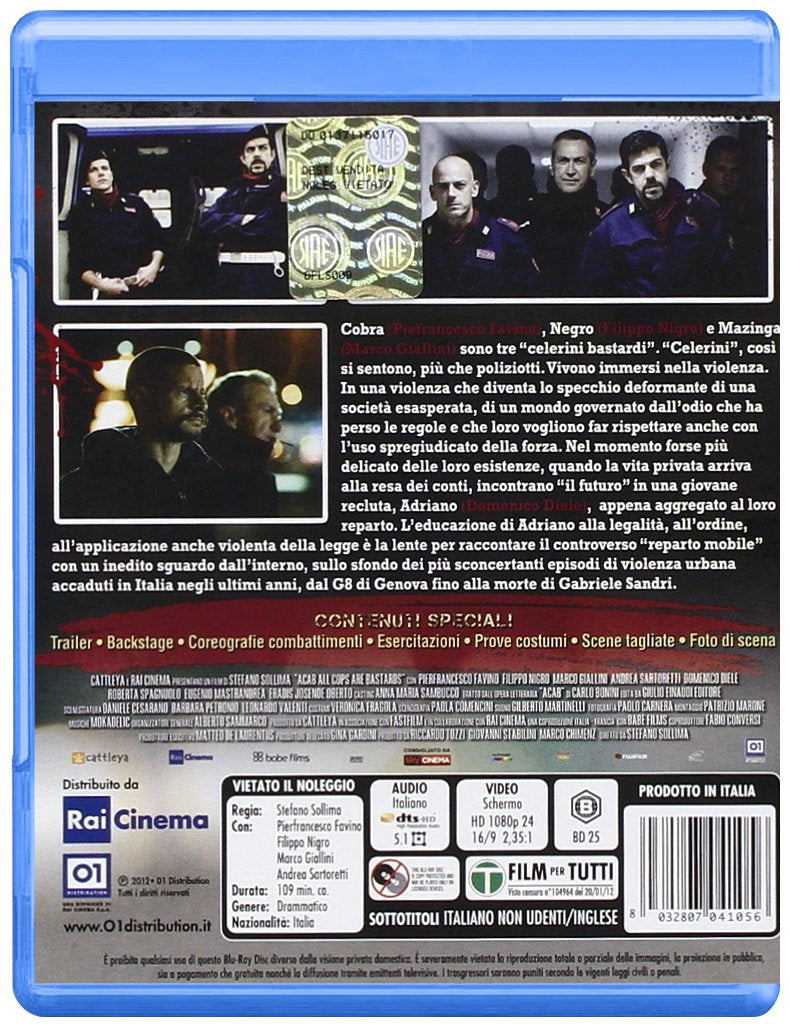 ACAB: All Cops Are Bastards 2012 A.C.A.B.: All Cops Are Bastards NON-USA FORMAT Reg.B Italy Region Free