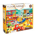 Petit Collage Floor Puzzle, Construction Site, 24-Pieces – Large Puzzle for Kids, Completed Construction Jigsaw Puzzle Measures 18” x 24” – Makes a Great Gift Idea for Ages 3+ Floor Puz Construction S
