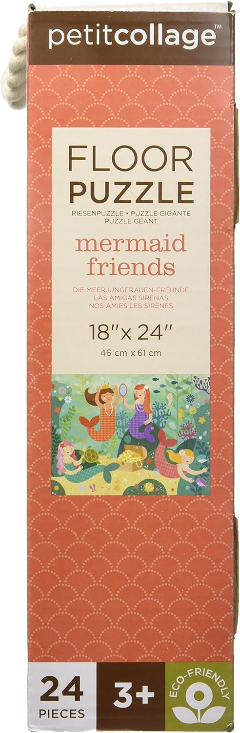 Petit Collage Floor Puzzle | Mermaid Friends