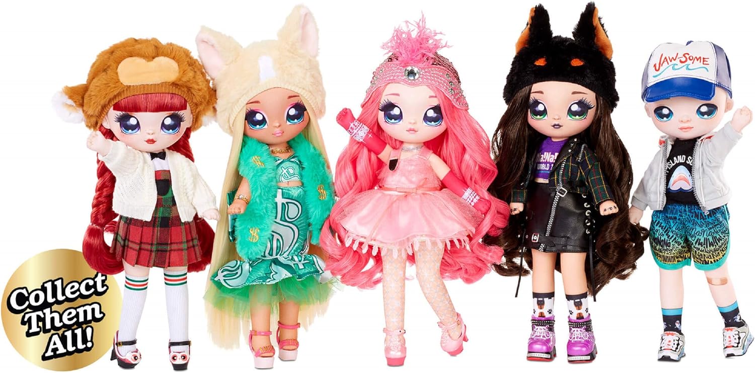 Na Na Na Surprise Teens Fashion Doll, SAMANTHA SMARTIE, Collectible Large Soft Fashion Doll with Luxury Outfits And Deluxe Accessories. Teens Series 1. Perfect Gifts For Boys And Girls Age 5+