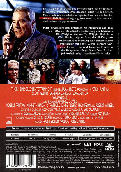 Wildgänse 2 - Sie fliegen wieder - Remastered Edition (Wild Geese 2) / Fortsetzung des erfolgreichen Klassikers DIE WILDGÄNSE KOMMEN mit Starbesetzung (Pidax Film-Klassiker
