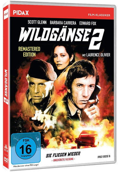 Wildgänse 2 - Sie fliegen wieder - Remastered Edition (Wild Geese 2) / Fortsetzung des erfolgreichen Klassikers DIE WILDGÄNSE KOMMEN mit Starbesetzung (Pidax Film-Klassiker