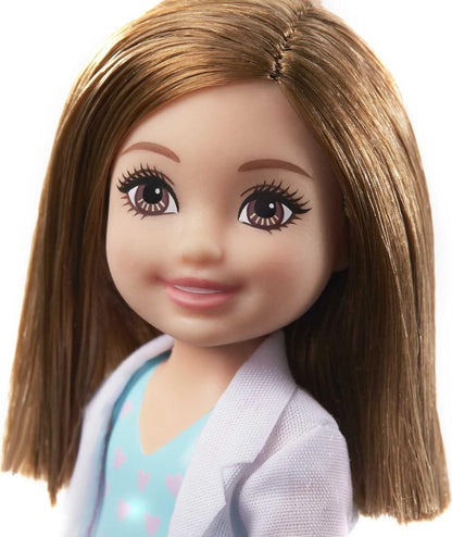Barbie GTN88 Chelsea Can Be Career Doll with Career-themed Outfit & Related Accessories, 13.97 cm*4.4 cm*12.7 cm
