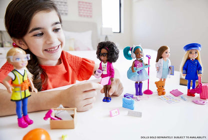 Barbie GTN88 Chelsea Can Be Career Doll with Career-themed Outfit & Related Accessories, 13.97 cm*4.4 cm*12.7 cm