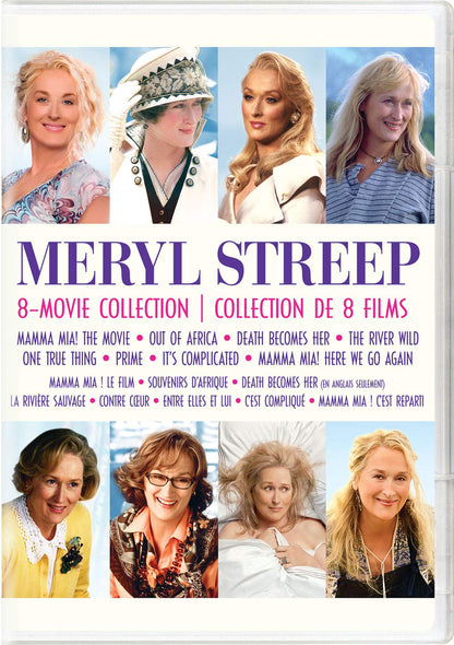 Meryl Streep 8-Movie Collection: Mamma Mia! / Out Of Africa / Death Becomes Her / The River Wild / One True Thing / Prime / It's Complicated / Mamma Mia! Here We Go Again