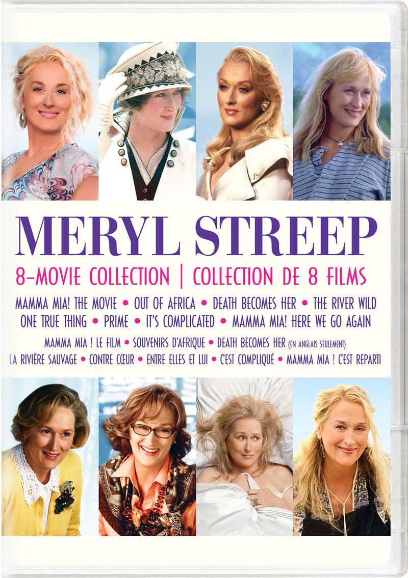 Meryl Streep 8-Movie Collection: Mamma Mia! / Out Of Africa / Death Becomes Her / The River Wild / One True Thing / Prime / It's Complicated / Mamma Mia! Here We Go Again