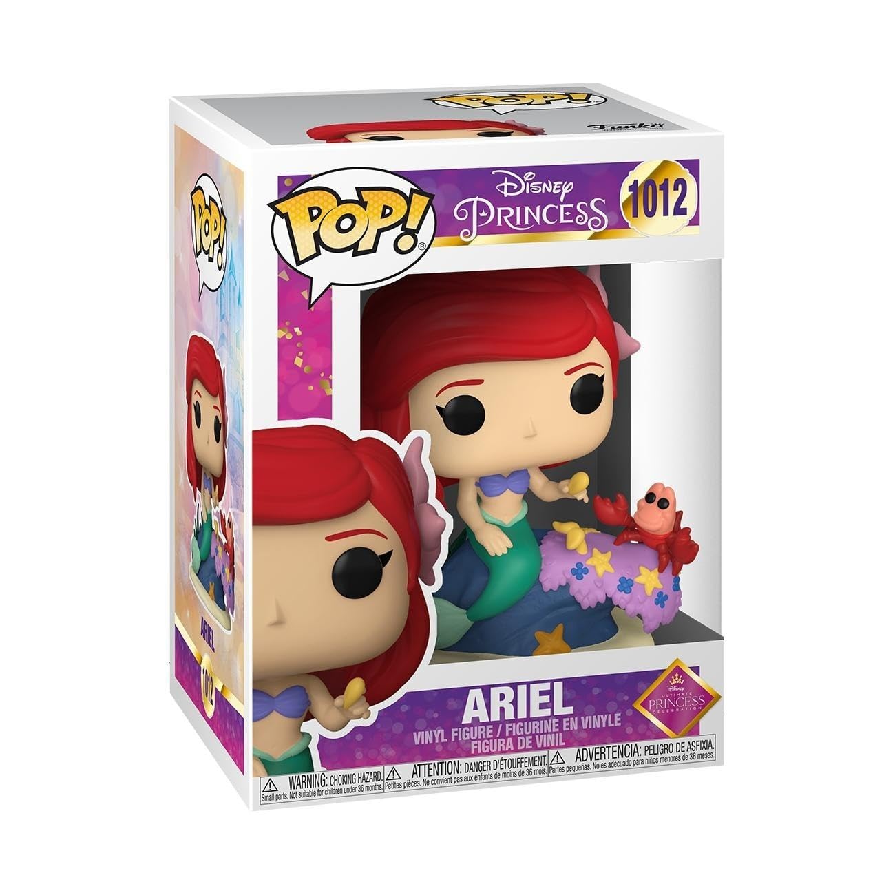 Funko Pop! Disney: Ultimate Princess - Ariel - Disney Princesses - Collectable Vinyl Figure - Gift Idea - Official Merchandise - Toys for Kids & Adults - Movies Fans - Model Figure for Collectors