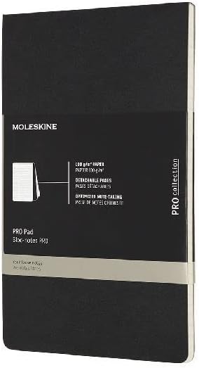 Moleskine PROPAD3BK Large Pro Pad,Black