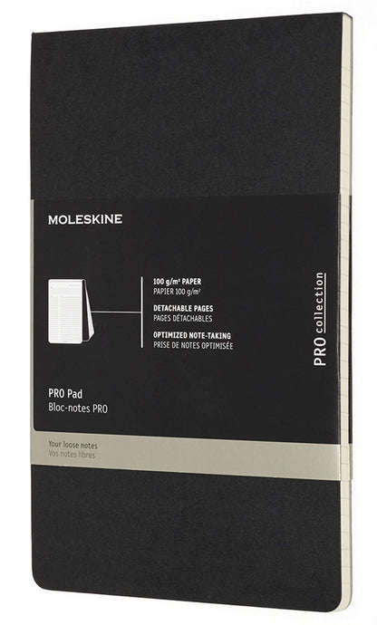 Moleskine PROPAD3BK Large Pro Pad,Black