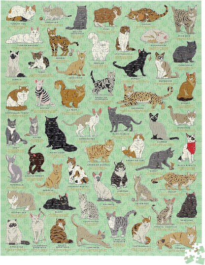 Ridley's Games JIG034 Cat Lovers Jigsaw Puzzle, Multicoloured Cats
