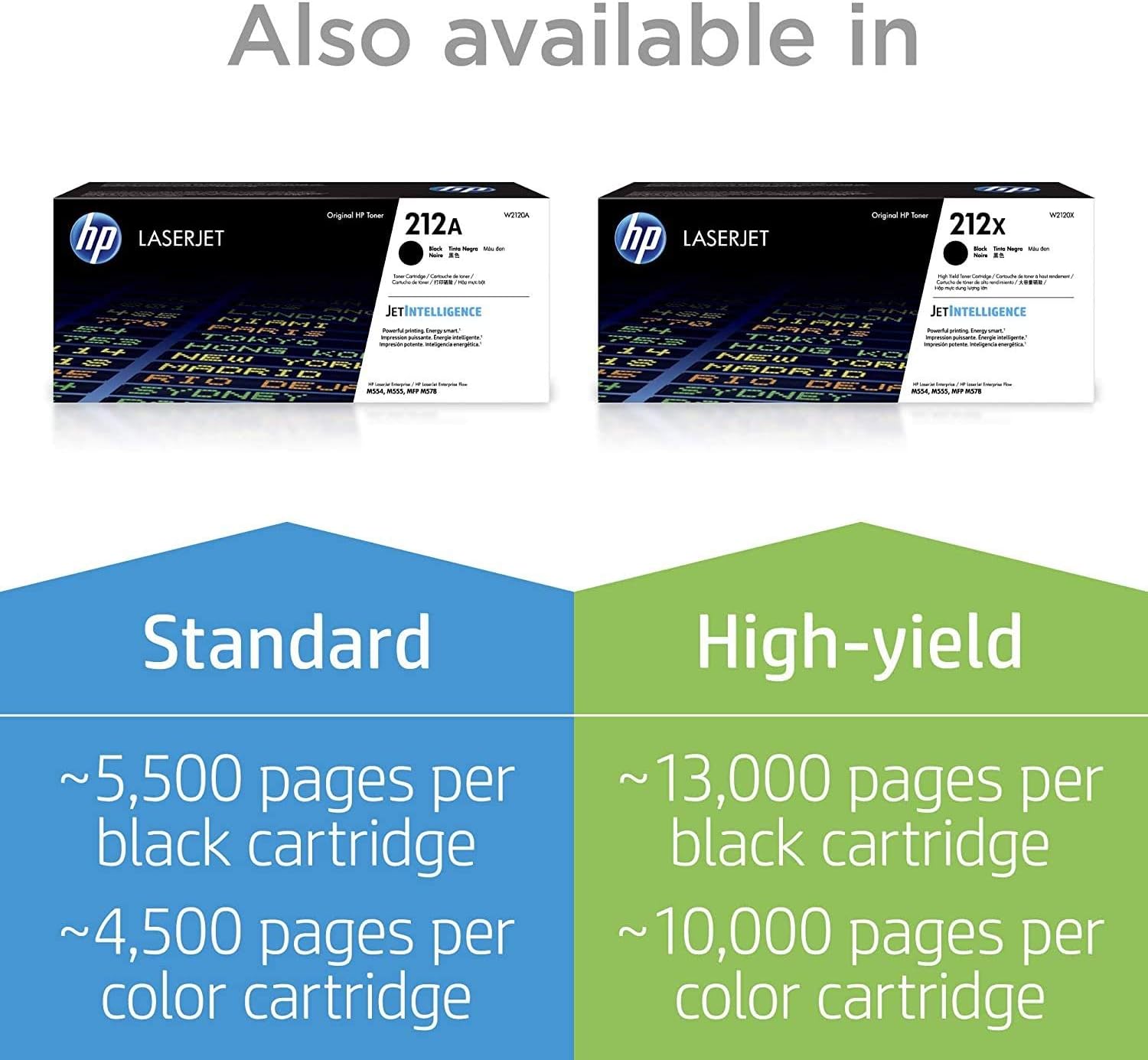 HP W2120A 212A Original LaserJet Toner Cartridge, Black, Single Pack