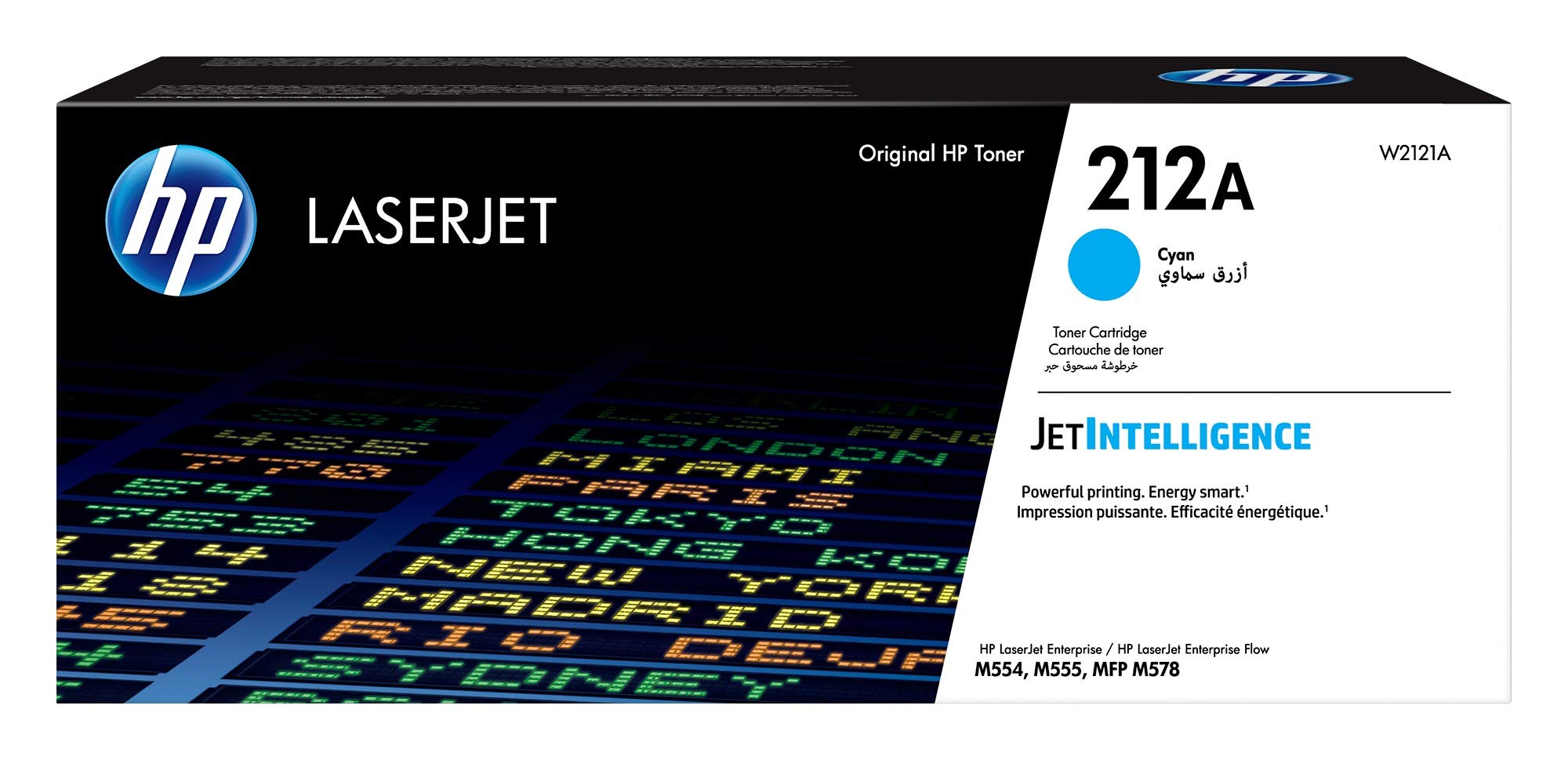 HP W2121A 212A Original LaserJet Toner Cartridge, Cyan, Single Pack