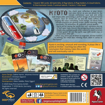 Pegasus Spiele 57801E - Kyoto (edizione inglese) (Deep Print Games