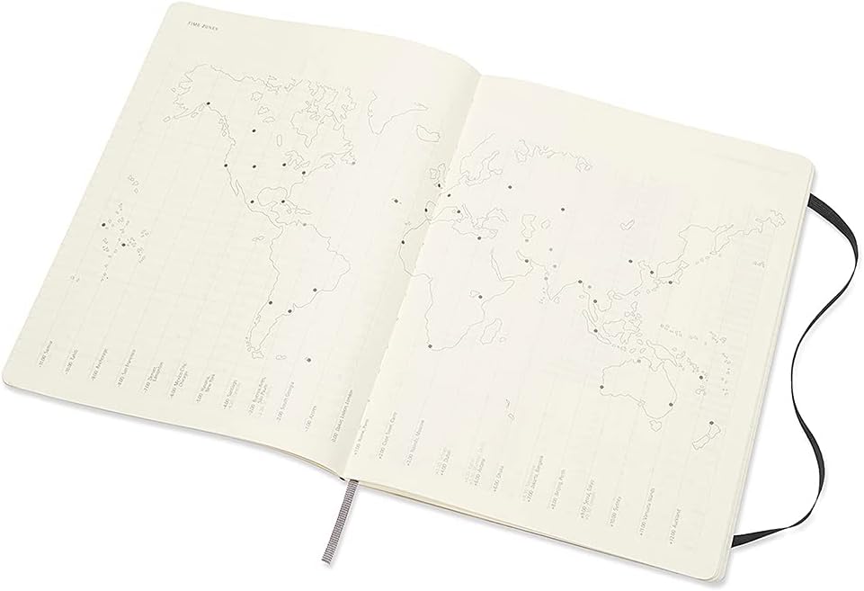 Moleskine - 18-Month Monthly Planner/Diary, Monthly Planner 2021/2022, Monthly Planner with Hard Cover and Elastic Closure, Size X-Large 19 x 25 cm, Colour Black, 128 Pages Soft Cover XL