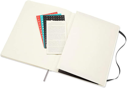 Moleskine - 18-Month Monthly Planner/Diary, Monthly Planner 2021/2022, Monthly Planner with Hard Cover and Elastic Closure, Size X-Large 19 x 25 cm, Colour Black, 128 Pages Soft Cover XL