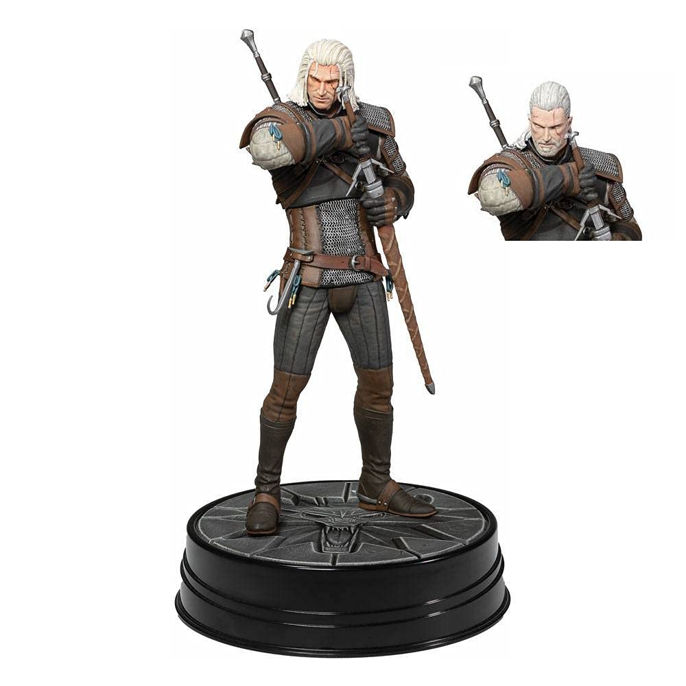 WITCHER AUG200446 Dark Horse 3: Wild Hunt-Heart of Stone Geralt Deluxe Statue Figure, Multi