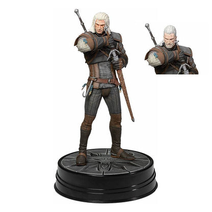 WITCHER AUG200446 Dark Horse 3: Wild Hunt-Heart of Stone Geralt Deluxe Statue Figure, Multi