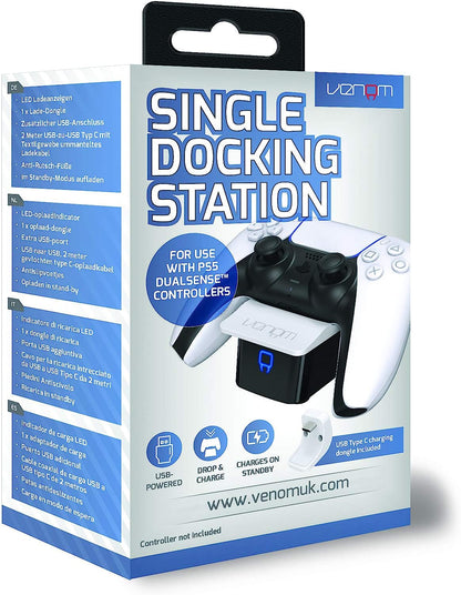 Venom PS5 Controller Docking Station - White (PS5