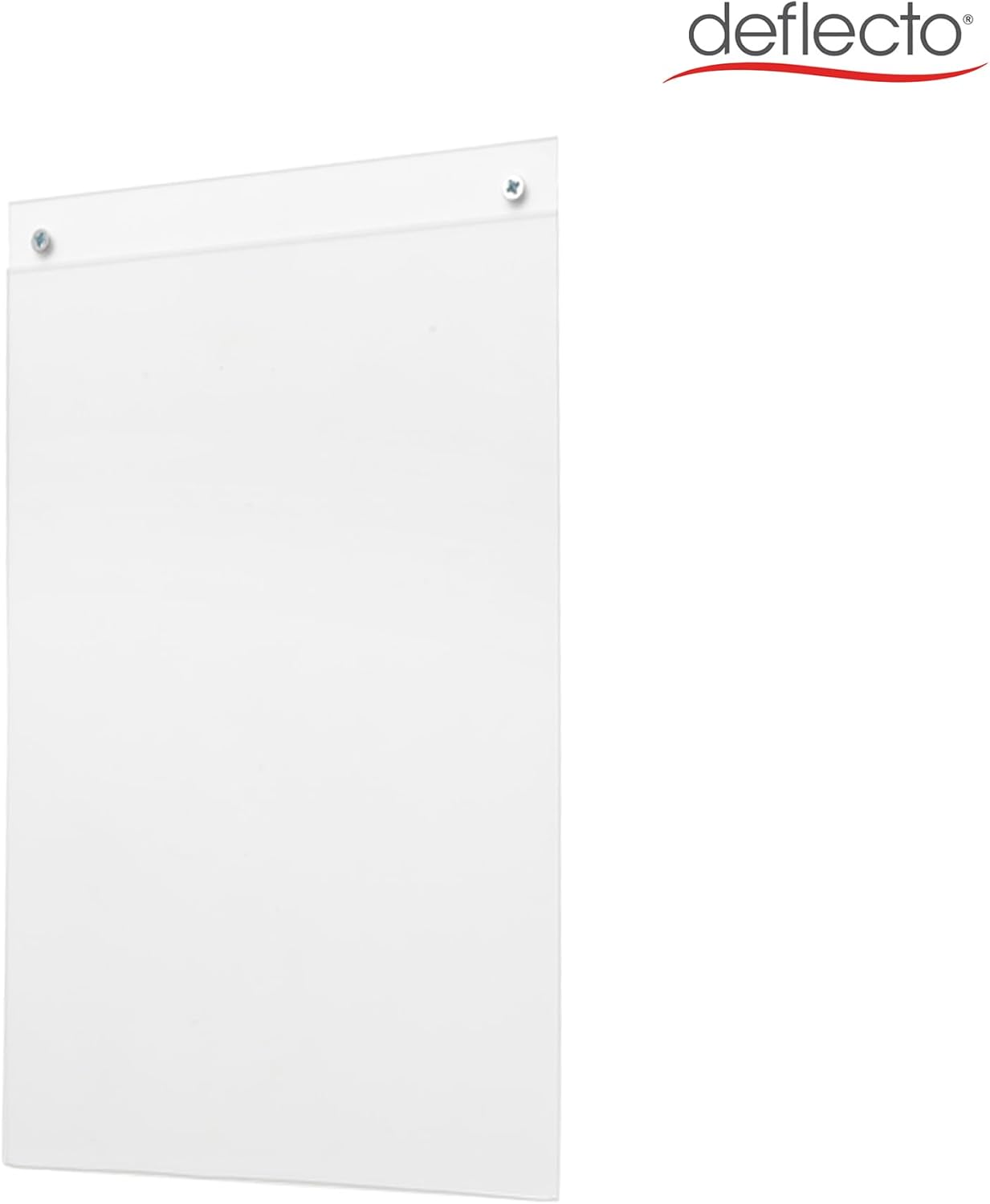 Deflecto A5 Portrait Wall Sign Holder - A5 Sign Holder - A5 Document Holder Wall Mounted - Poster Holder - Advertising Board Wall Display - Wall Mounted Letter Board Sign - Wall Message Board
