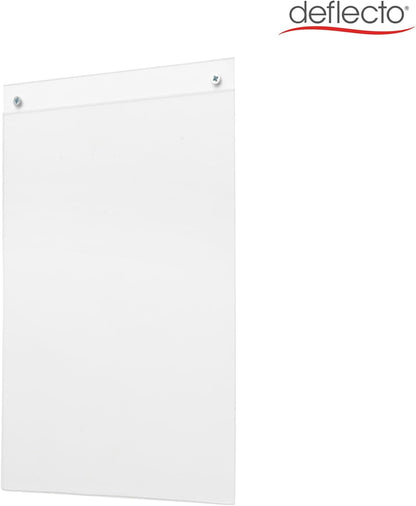 Deflecto A5 Portrait Wall Sign Holder - A5 Sign Holder - A5 Document Holder Wall Mounted - Poster Holder - Advertising Board Wall Display - Wall Mounted Letter Board Sign - Wall Message Board