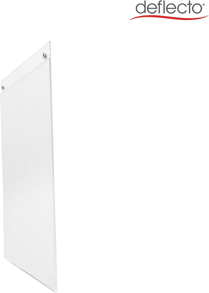 Deflecto A5 Portrait Wall Sign Holder - A5 Sign Holder - A5 Document Holder Wall Mounted - Poster Holder - Advertising Board Wall Display - Wall Mounted Letter Board Sign - Wall Message Board