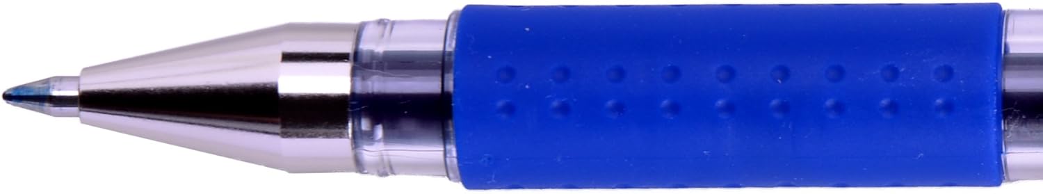 Uni-Ball UM151S Rollerball Pens Grip 0.7 mm Tip 0.5 mm Stroke Width (12 per pack) - Blue