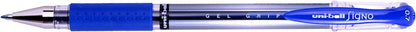 Uni-Ball UM151S Rollerball Pens Grip 0.7 mm Tip 0.5 mm Stroke Width (12 per pack) - Blue