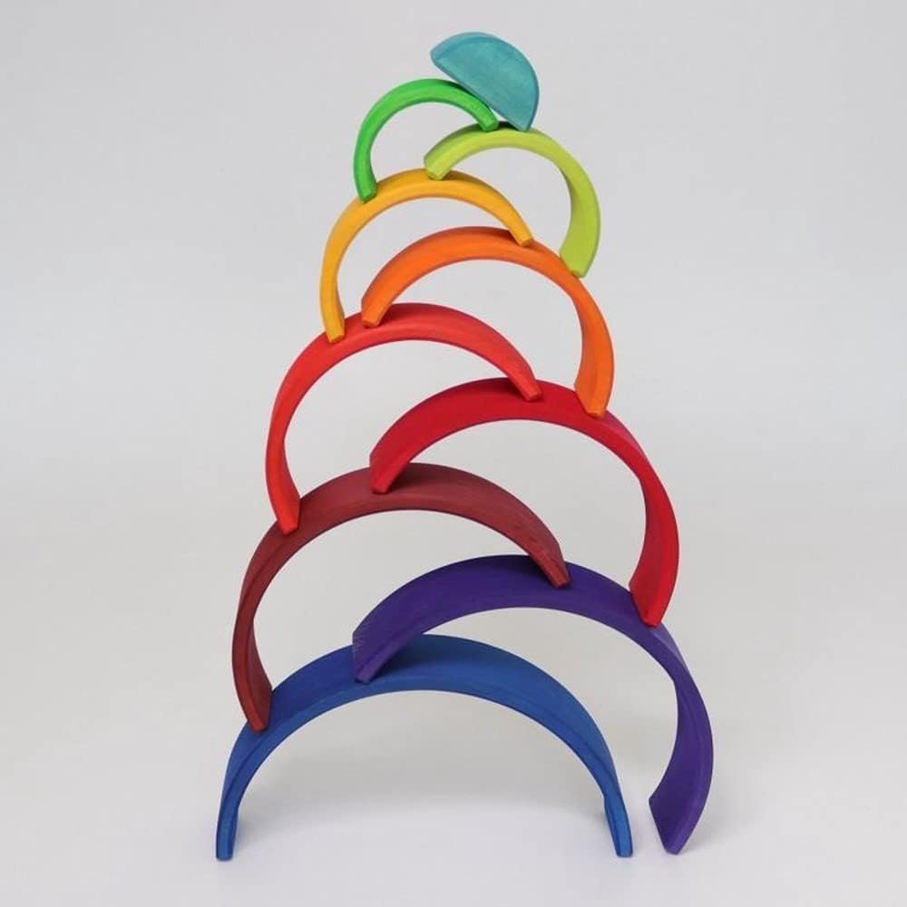 Grimm's Spiel und Holz Design Grimms Rainbow Number Country, 10 Pieces