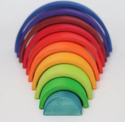Grimm's Spiel und Holz Design Grimms Rainbow Number Country, 10 Pieces