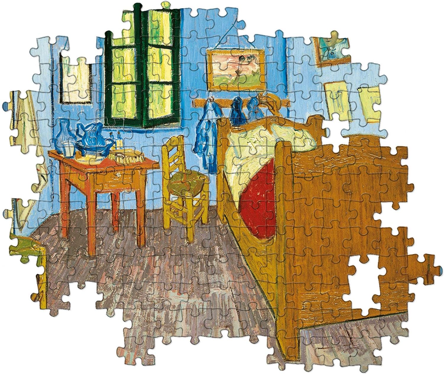 Clementoni Collection 39616, Van Gogh Bedroom in Arles Museums Puzzle for Children and Adults - 1000 Pieces , Ages 10 Years Plus,Multi Coloured,28.1 x 37 x 5.5
